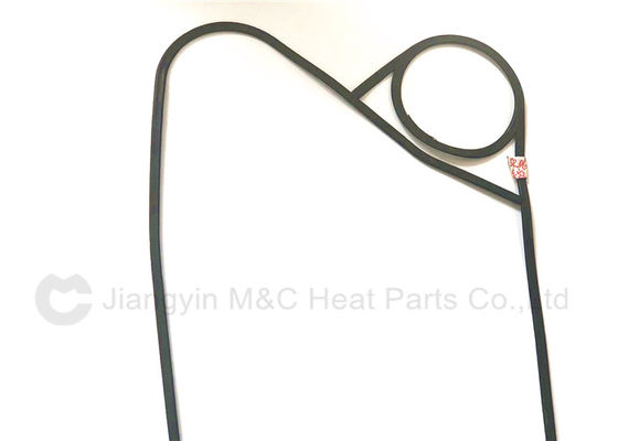 Corrugation Plate Heat Exchanger Gaskets High Performance Fluorine Rubber S43
